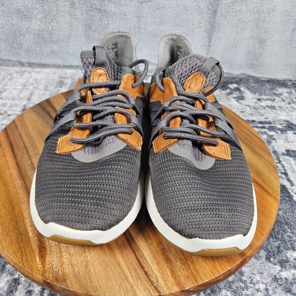 OluKai Mio Li Shoes Men\'s 9.5 Gray Brown Textile Lightweight Casual Sneakers main image 4